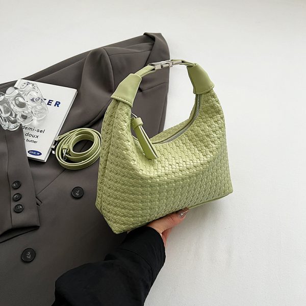 Chic Minimalist Pea Bag for Women, Summer 2025, Versatile Korean Style Shoulder & Crossbody Bag