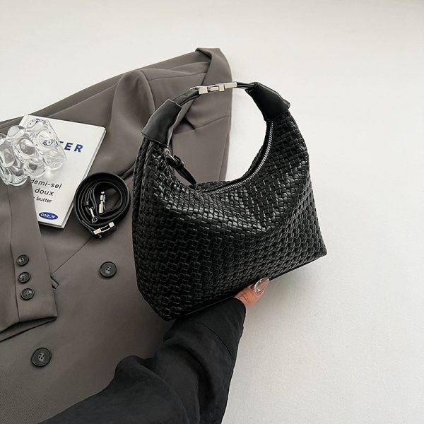 Chic Minimalist Pea Bag for Women, Summer 2025, Versatile Korean Style Shoulder & Crossbody Bag