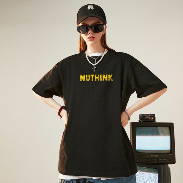 Chinese Style Cat Graphic Short Sleeve T-Shirt for Men and Women, Trendy Unisex Streetwear, Summer Loose Fit Couple Outfit