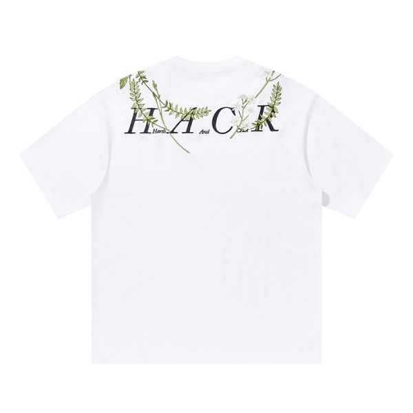 Chinese-Style Floral Circular Embroidery Short-Sleeve T-Shirt - Breathable Silhouette, Perfect for Y2K and Korean Style Fashion