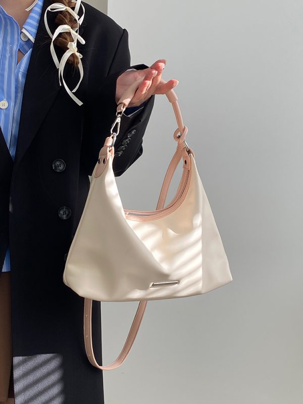 Color-Blocking Women's Underarm Bag - High-End Spring Summer Crossbody Small Bag for Trendy Style