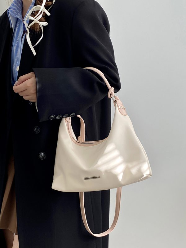 Color-Blocking Women's Underarm Bag - High-End Spring Summer Crossbody Small Bag for Trendy Style