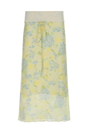 Colorful Gradient Mesh Half Skirt - Versatile Slim Fit Summer Skirt in Oil Painting Style - Trendy and Sexy Fashion Piece