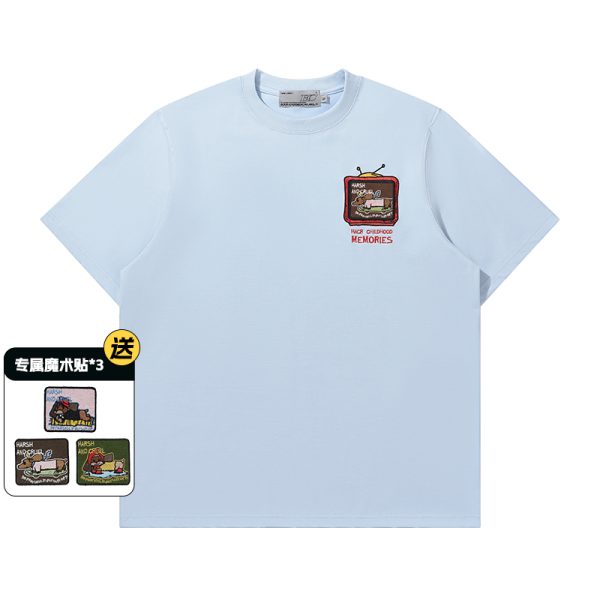 Cool Feeling Sunscreen T-Shirt with Velcro - Korean Style Short Sleeve Sorona Tee for Small Dogs