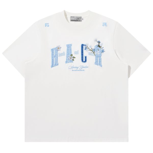 Cooling Guava Series Embroidered Couple Summer T-shirt - Small Fragrant Patch, Lightweight Sorona Fabric, Trendy Summer Style