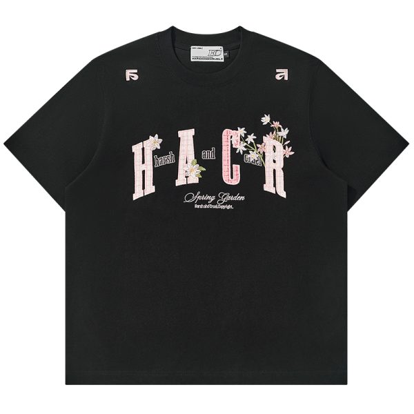 Cooling Guava Series Embroidered Couple Summer T-shirt - Small Fragrant Patch, Lightweight Sorona Fabric, Trendy Summer Style
