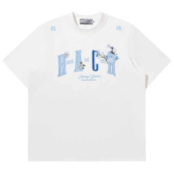 Cooling Guava Series Small Fragrant Patch Embroidered Couple Summer Sorona T-Shirt for Men and Women