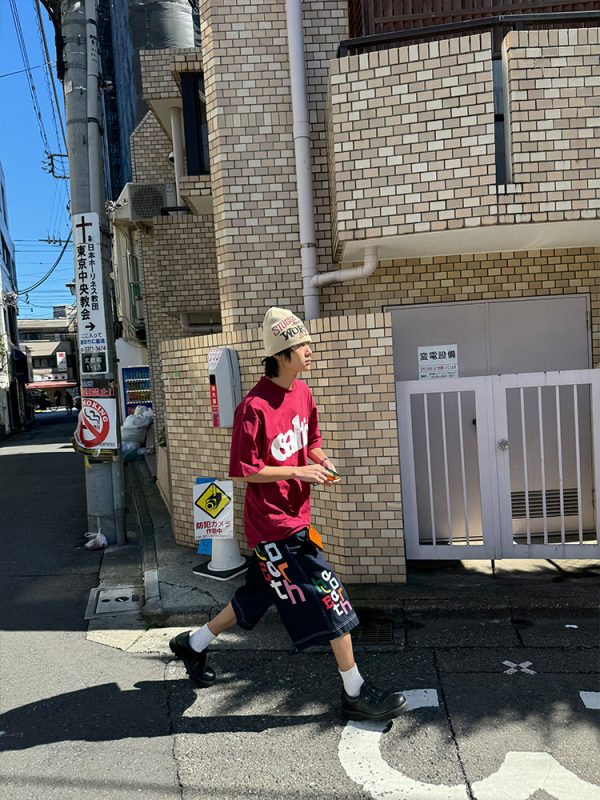 Custom Color Printed Washable Seven-Point Denim Shorts for Men and Women, Straight Loose Wide-Leg Summer Fashion Style