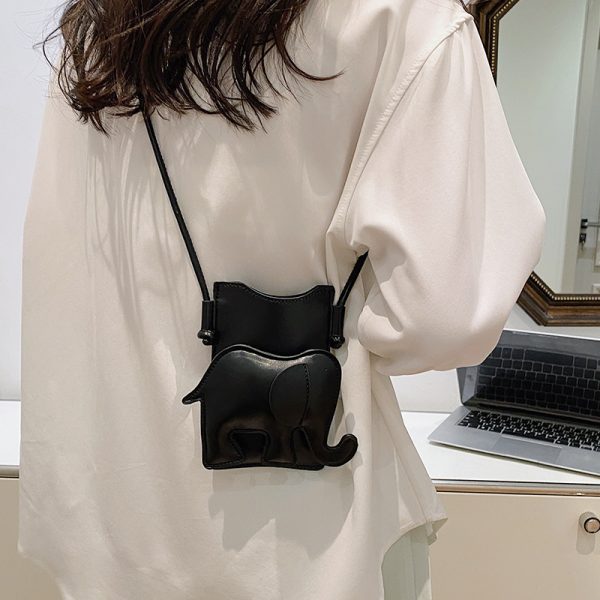 Cute Elephant Mini Crossbody Bag for Kids - Trendy Summer 2025 Accessory, Perfect for Walks and Phone Storage