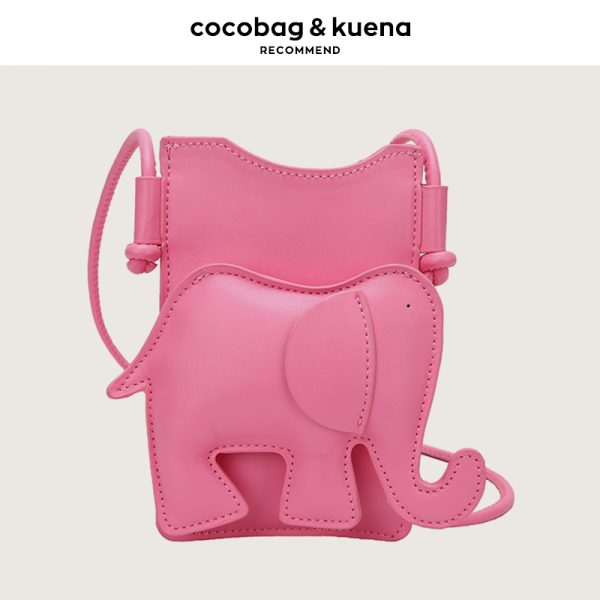Cute Elephant Mini Crossbody Bag for Kids - Trendy Summer 2025 Accessory, Perfect for Walks and Phone Storage