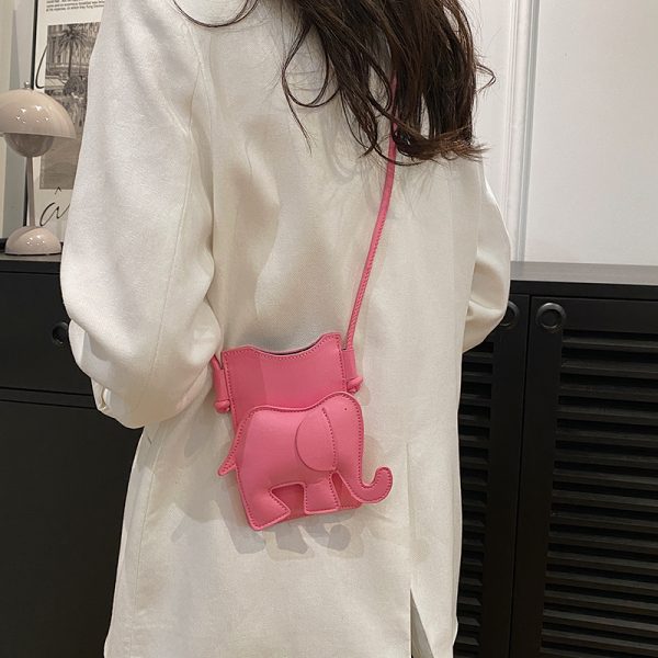 Cute Elephant Mini Crossbody Bag for Kids - Trendy Summer 2025 Accessory, Perfect for Walks and Phone Storage
