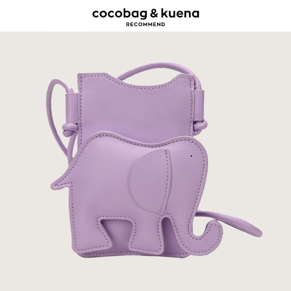 Cute Elephant Mini Crossbody Bag for Kids - Trendy Summer 2025 Accessory, Perfect for Walks and Phone Storage