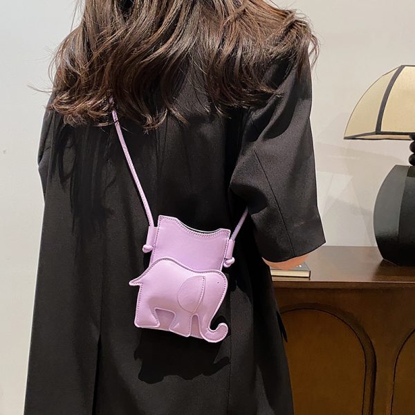 Cute Elephant Mini Crossbody Bag for Kids - Trendy Summer 2025 Accessory, Perfect for Walks and Phone Storage