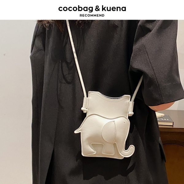 Cute Elephant Mini Crossbody Bag for Kids - Trendy Summer 2025 Accessory, Perfect for Walks and Phone Storage