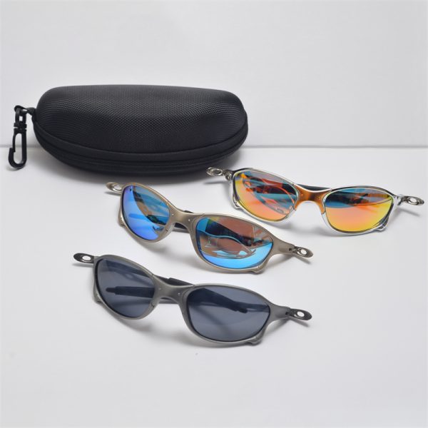 Cyberpunk Futuristic Round Frame Colorful Laser Sunglasses for Hip-Hop Style Cycling - European American Fashion Accessory