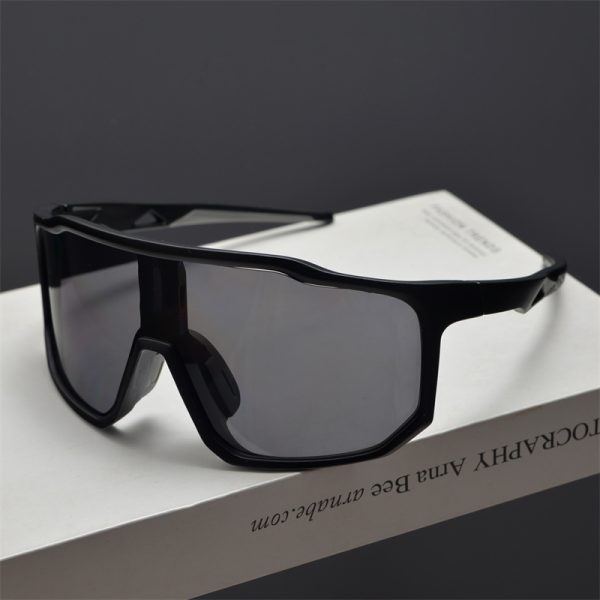Cyberpunk Futuristic Square Frame One-Piece Sunglasses for Men and Women - Trendy Colorful Cycling Windproof Eyewear