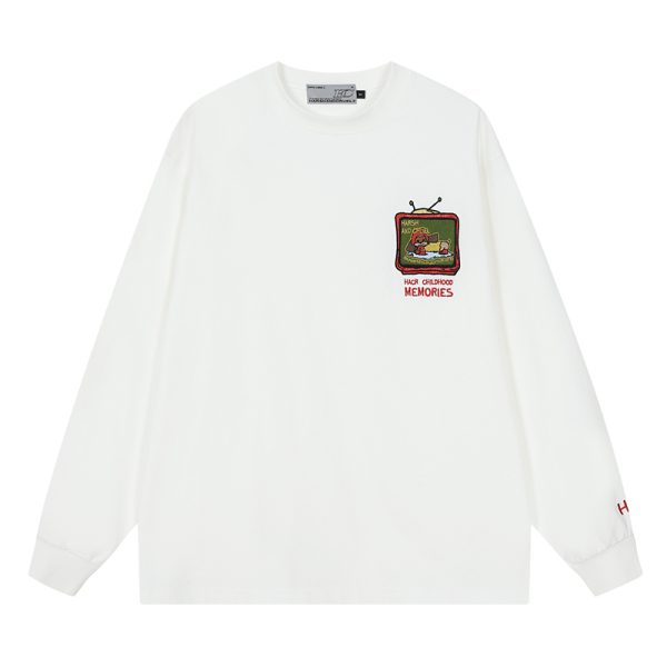 Dachshund's Believer Velcro Long Sleeve T-Shirt - Cute Graphic Tee for Dog Lovers, Y2K Style, Comfortable Casual Wear