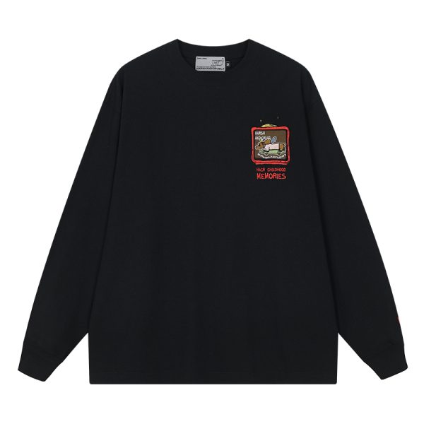 Dachshund's Believer Velcro Long Sleeve T-Shirt - Cute Graphic Tee for Dog Lovers, Y2K Style, Comfortable Casual Wear