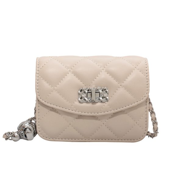 Diamond Quilted Chain Crossbody Bag for Women - Versatile Mini Square Bag for Spring/Summer 2025 Fashion