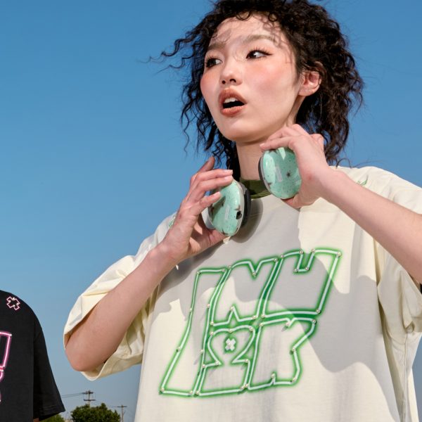 Dopamine Pearl Letter T-Shirt - Vintage American Streetwear, Loose Fit, Short Sleeve, Unisex, 90s Inspired, Trendy 2025 Style