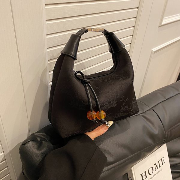 Embroidered Chinese Style Underarm Bag for Women - High-End Single Shoulder Crossbody Bag for Summer 2025