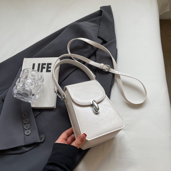 Exquisite Summer Tote Bag for Women 2025 - High-End Silver Crossbody Handbag & Mobile Phone Bag