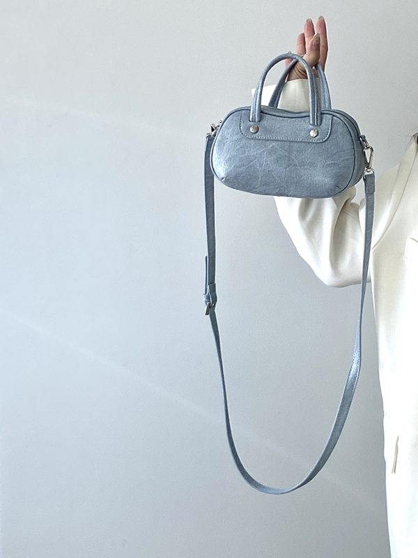 Exquisite Women's Small Round Bag - Korean Style Casual Shoulder Crossbody Handbag for 2025 Fashion Trends