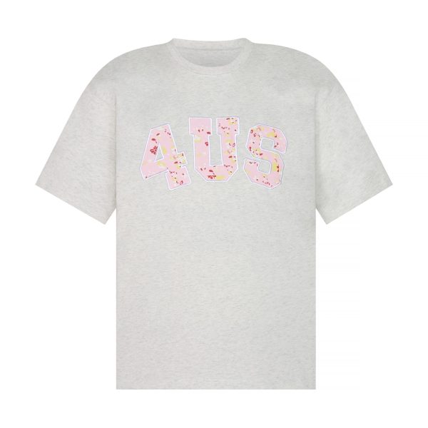 Floral Embroidered Patchwork Loose T-Shirt for Couples - Spring Summer National Trend Short Sleeve Tee