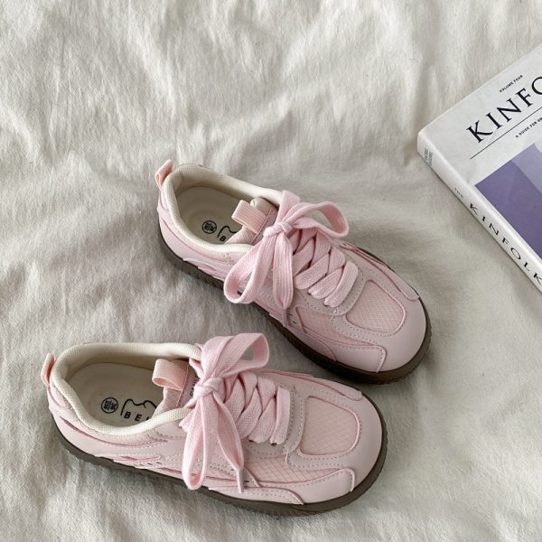 Foggy Blue Retro Training Board Shoes for Women - Chic Versatile Casual Sports Footwear for Summer 2025