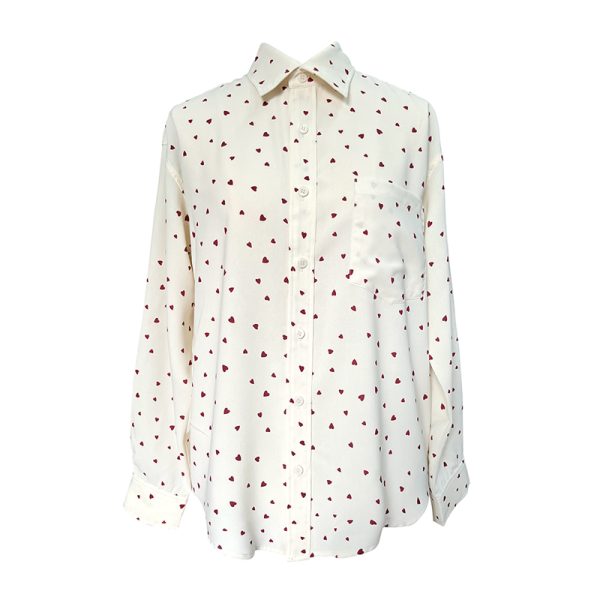 French Style Blue Cotton Shirt Set for Women - Loose Sun Protection Cardigan & A-Line High-Waisted Shorts, Perfect for Summer Outings