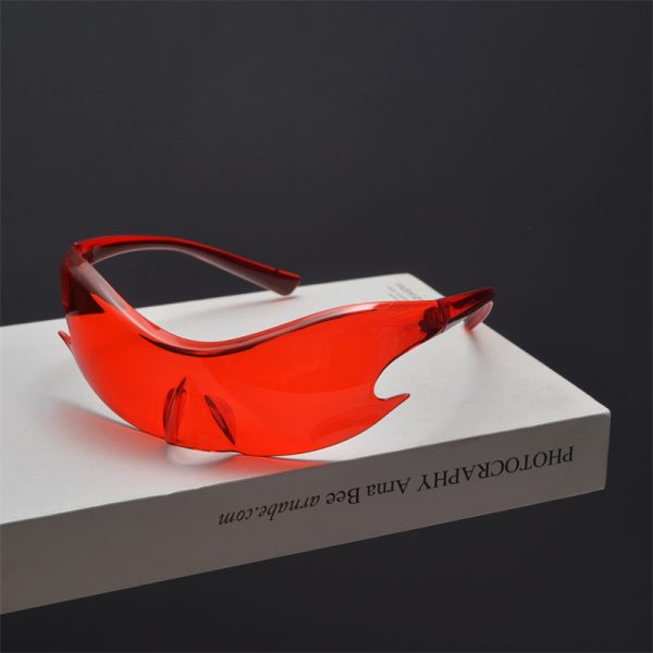 Futuristic Cyberpunk Unisex Retro Street Photography Sunglasses - Quirky Exaggerated Style for Bold Fashion Statements