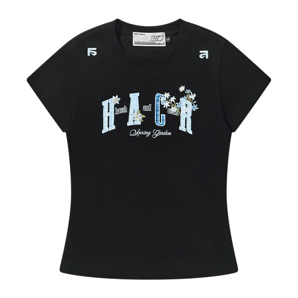 Guava Series Couple Embroidered Patch T-shirt - Casual 90s Style Unisex Tee, Trendy Streetwear for Couples