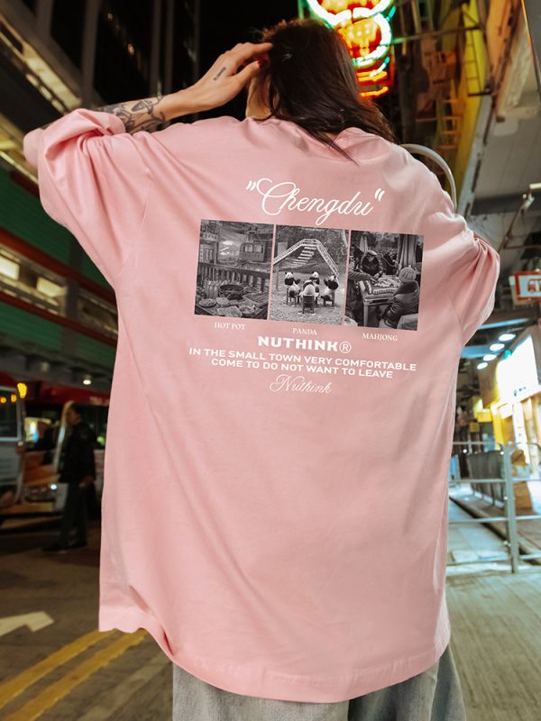 Heavyweight 260g Couple T-shirt for Men, Streetwear Short Sleeve, Summer Loose Fit Plus Size Tee, Trendy 2025 Fashion