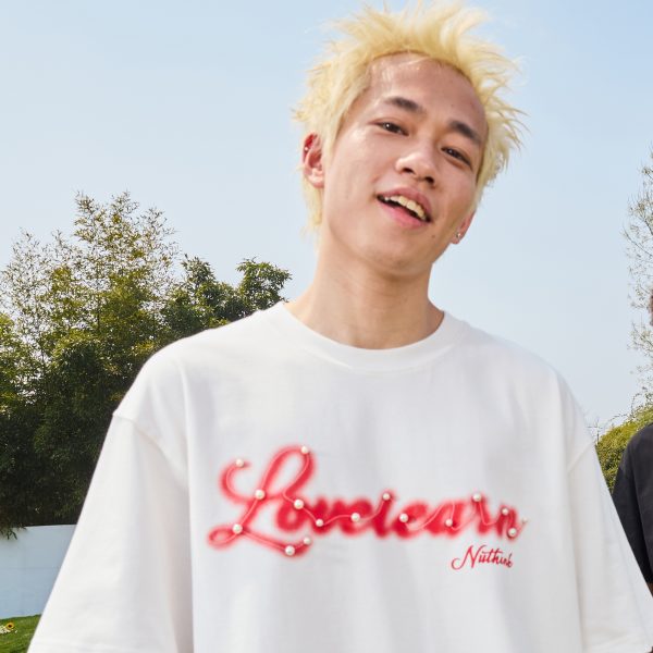 Heavyweight American Vintage Pearl Letter Print Short Sleeve T-Shirt Unisex Loose Fit 2025 Summer Streetwear