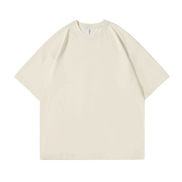 Heavyweight Solid Color Short Sleeve T-Shirt for Men and Women - Plus Size American Streetwear - Summer Casual 2025 Fashion