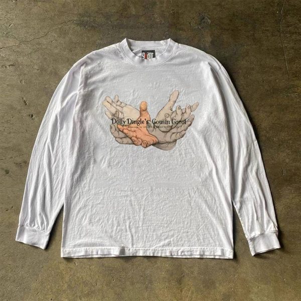 Heavyweight Unisex Long Sleeve T-Shirt for Charity - Hip-Hop Niche Design, Couple Style, 280g Cotton, Streetwear Fashion