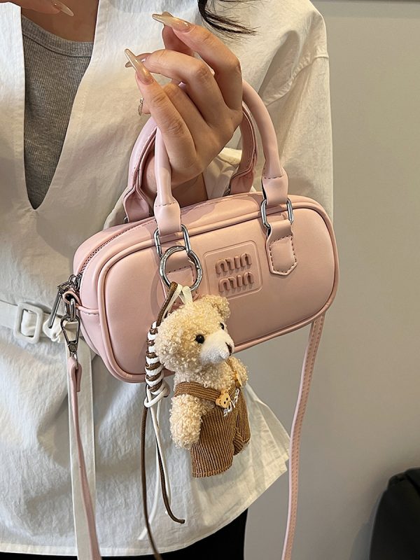 High-End Handheld Bowling Bag for Women - 2025 Fashion Versatile Shoulder & Crossbody Bag, Trendy Casual Style
