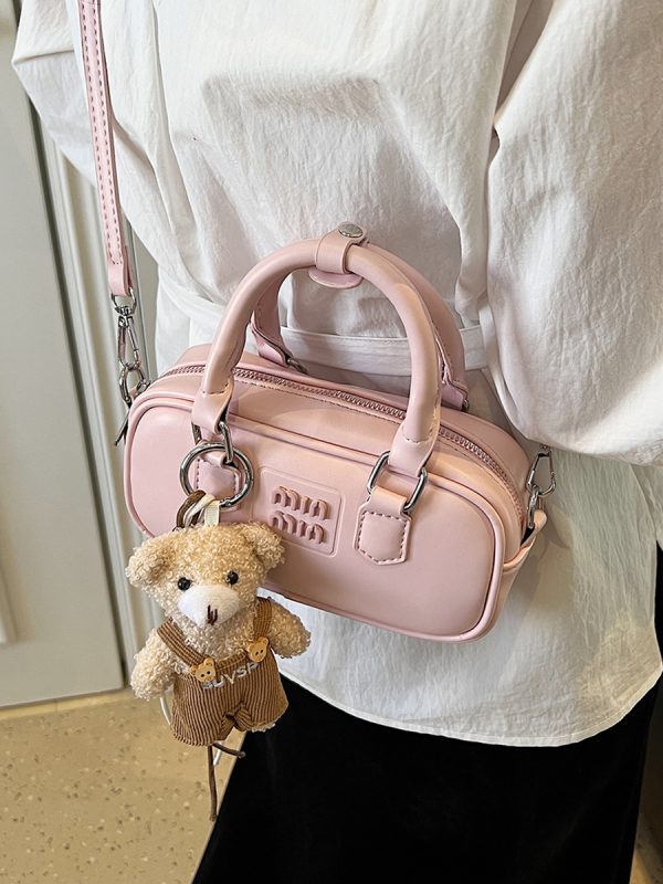 High-End Handheld Bowling Bag for Women - 2025 Fashion Versatile Shoulder & Crossbody Bag, Trendy Casual Style