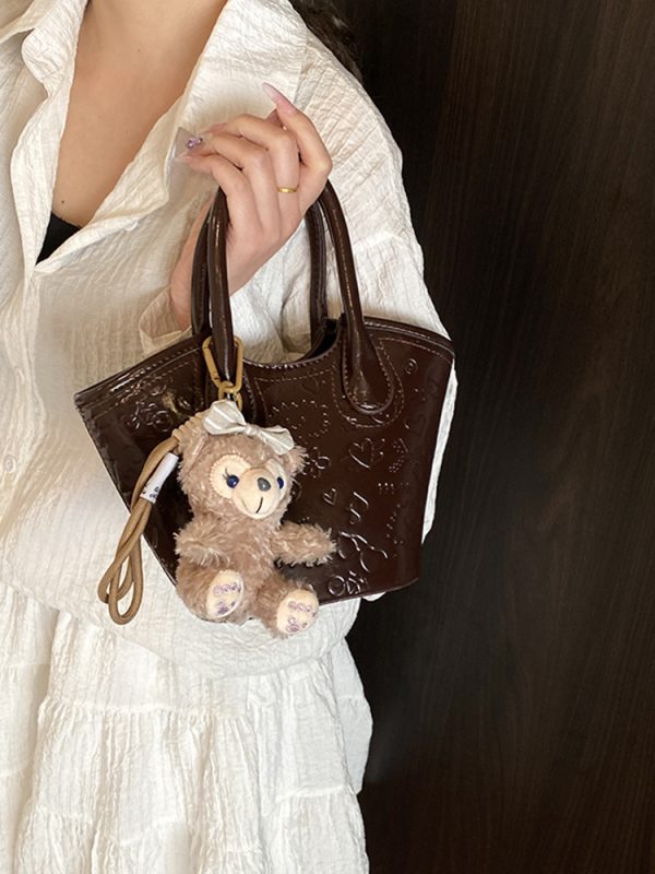 High-End Red Bucket Bag for Women - 2025 Bridal Handbag, Bridesmaid Wedding Crossbody Bag, Elegant Fashion Accessory