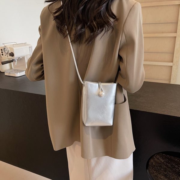 High-End Red Mini Crossbody Phone Bag for Women - Summer 2025 Trendy Accessory