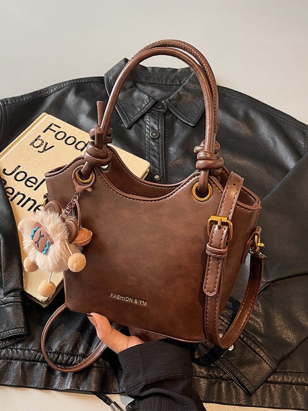 High-End Retro Bucket Handbag for Women - Versatile Textured Crossbody & Shoulder Bag for Summer 2025 Fashion