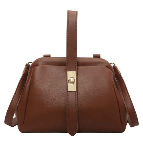 High-End Women's Textured Shell Handbag - Retro Crossbody Bag for Spring Summer 2025 Fashion