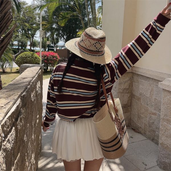High-Waisted Lace Trim Tie White Bud Skirt with Safety Pants - DIY Spring/Summer Half Skirt, Short Skirt, 90s Inspired Fashion