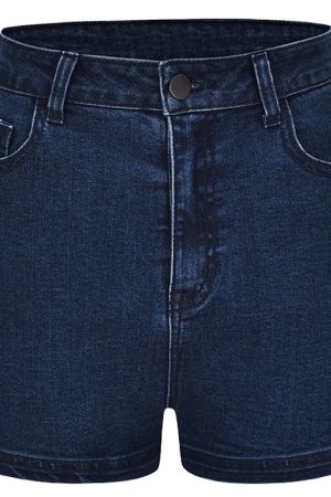 High-Waisted Slim Fit Stretch Denim Shorts for Women, Vintage American Style Sexy Summer Hot Pants