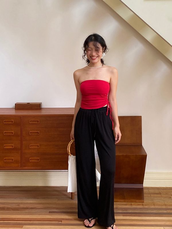 High-Waisted Wide-Leg Casual Pants for Women - Loose Drape Magic Pants for Long Legs, Effortless Style, Perfect for Everyday Wear