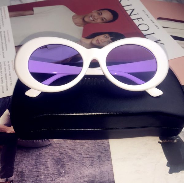 Hip-Hop Style Oval Sunglasses Inspired by Burijie Bridge and G-Dragon â€“ Trendy Alien Glasses for Y2K Fashion Lovers
