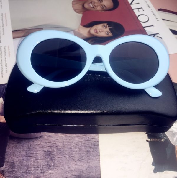 Hip-Hop Style Oval Sunglasses Inspired by Burijie Bridge and G-Dragon â€“ Trendy Alien Glasses for Y2K Fashion Lovers
