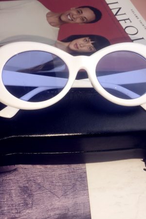 Hip-Hop Style Oval Sunglasses Inspired by Burijie Bridge and G-Dragon â€“ Trendy Alien Glasses for Y2K Fashion Lovers
