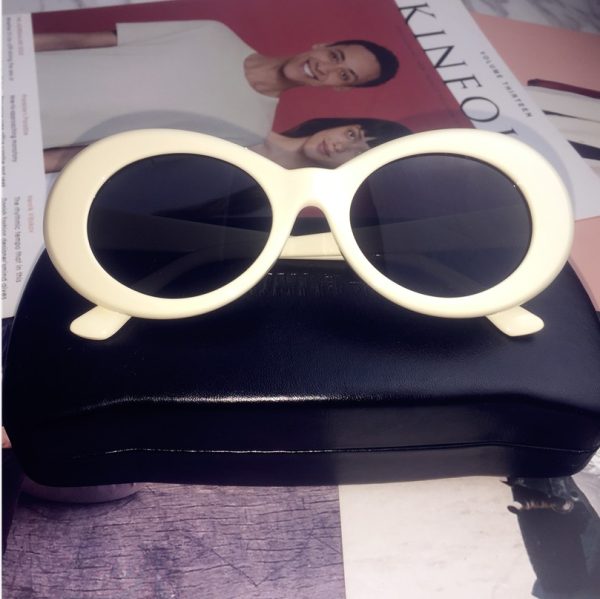 Hip-Hop Style Oval Sunglasses Inspired by Burijie Bridge and G-Dragon â€“ Trendy Alien Glasses for Y2K Fashion Lovers