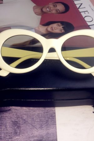 Hip-Hop Style Oval Sunglasses Inspired by Burijie Bridge and G-Dragon â€“ Trendy Alien Glasses for Y2K Fashion Lovers